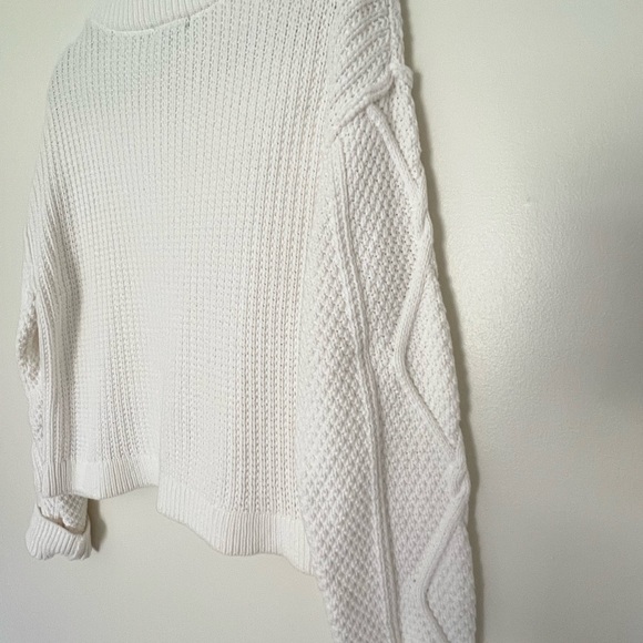 Quince Cream Cable Knit Sweater - Picture 3 of 8